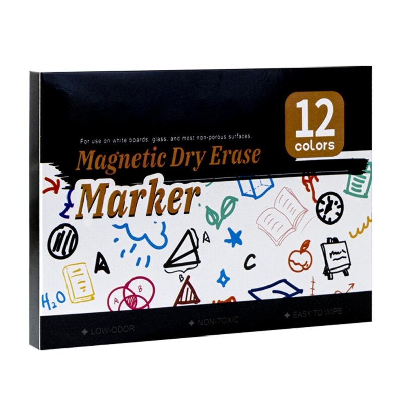 Whiteboard Markers White Boards Dry Wipe Markers Colorful Magnetic Markers Pens