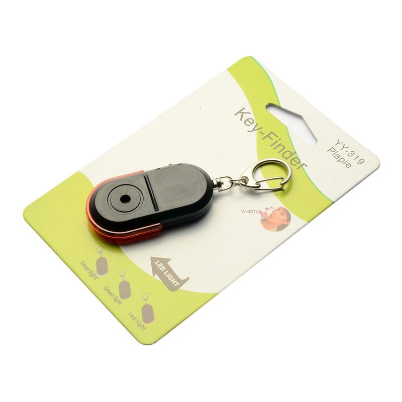 Wireless Anti Lost Alarm Keychain Sound Control Lost Key Finder Locator Whistle Sound LED Light Small Anti Lost Key Locator