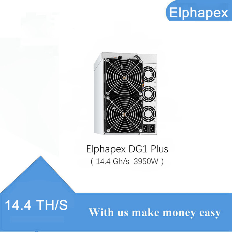 Elphapex-DG1 Plus Mining Dock com fonte de alimentação e mais barato do que Antminer L7 L9, 14.4TH por s, 3950W