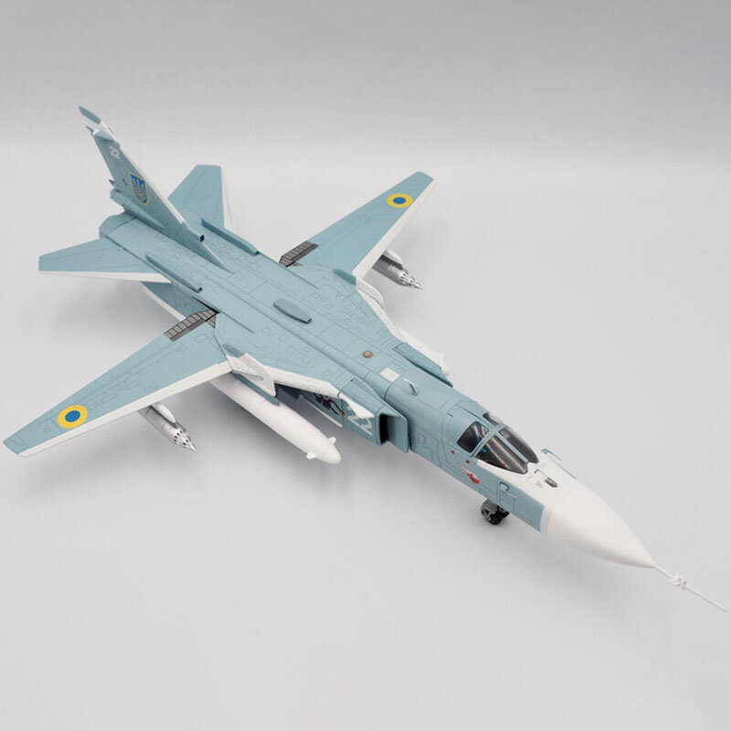 سلاح الجو su-24 طائرة حربية ، 1:72 مقياس ، مصنوعة من السبائك والبلاستيك ، نموذج محاكاة ، لعبة ديكور ، مجموعة هدية