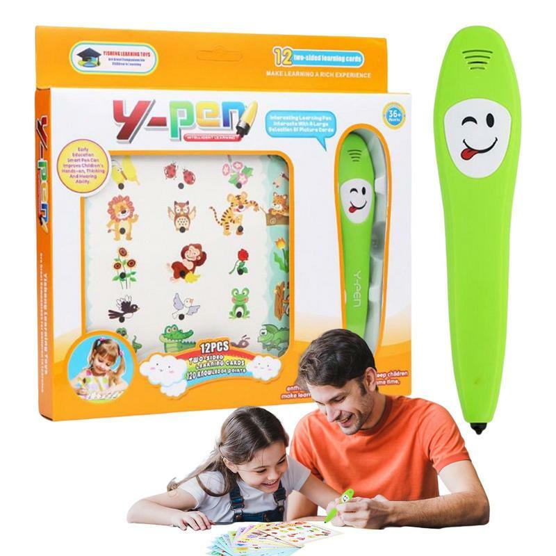 Reading Learning Pen Learning Machine With Cognitive Common Sense Study Cards Talking Flash Cards Educational Toys For Toddlers