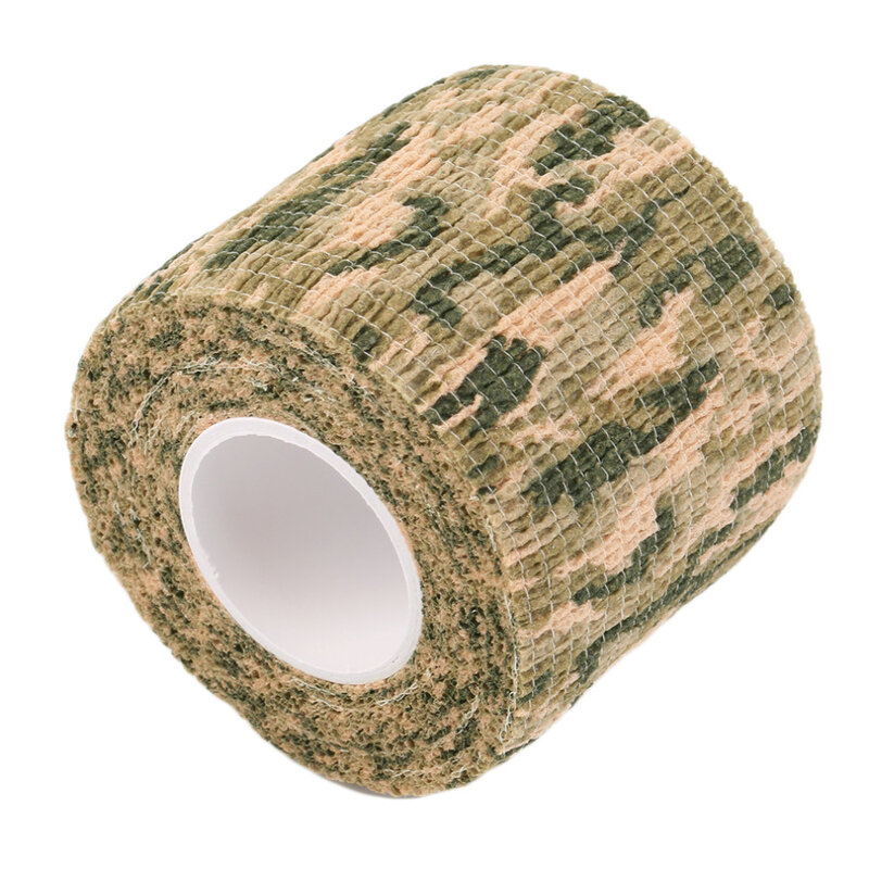 Army Elastic Stealth Tape Military Waterproof Camouflage Camo Wrap Tapes Paintball Gun Shooting Stretch Bandage Hunting Tools