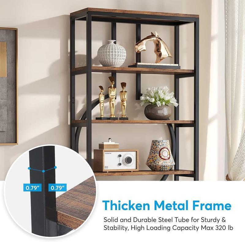 Tribesigns 70.9 Inch Indith Open Shelves, Wplay Shelf Storage Shelves for Bedroom, Living Room and Home Office