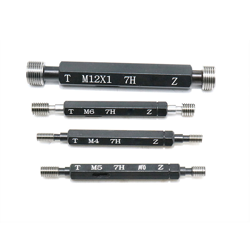 7H Metric thread gauge Right hand Fine screw threaded plug gauges gages GO NOGO M2 M2.5 M3 M4 M5 M6 M8 M10 M12 M14 M16 M18 M20