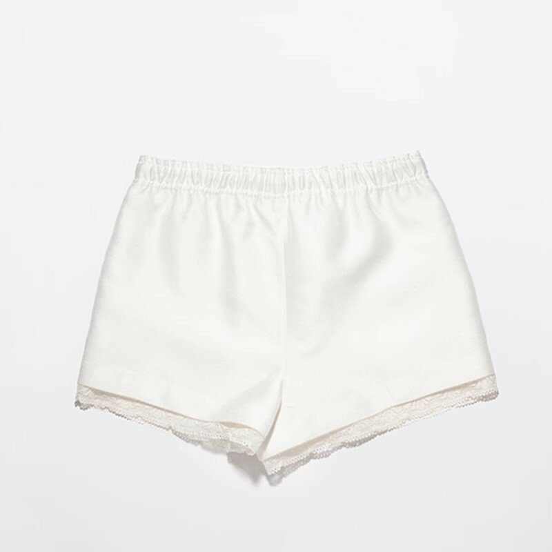 Niche-pantalones cortos transpirables para mujer, shorts informales de cintura alta, color sólido, novedad de verano, 2024