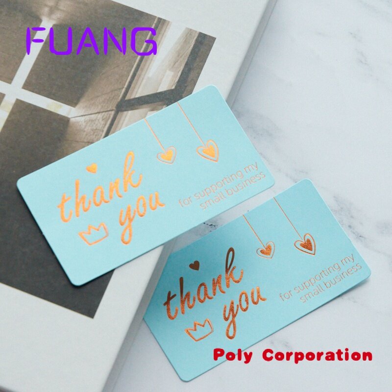 Custom  customized personality logo thank you cards with envelopes and stickers for my small business
