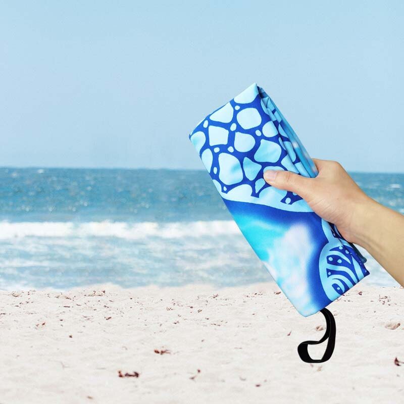 Toalla de microfibra de gran tamaño, toalla de playa ligera, extragrande, fina, sin arena, para viajes, piscina, Yoga, artículos esenciales de playa, XL