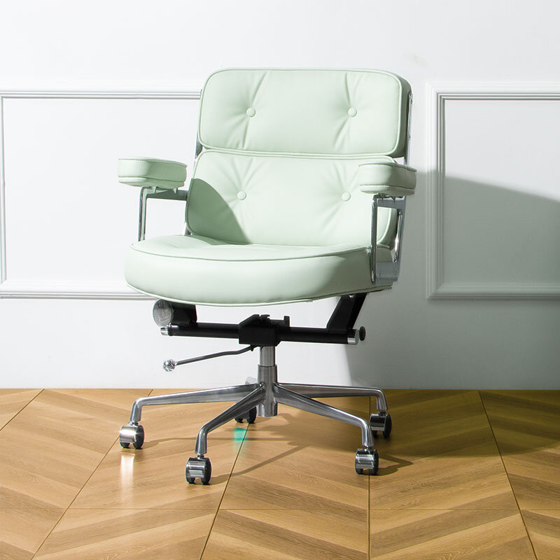 Nordische Luxus Büros tühle Leder Büromöbel moderne bequeme Computer Stuhl zurück Studie Drehlift Gamer Sessel
