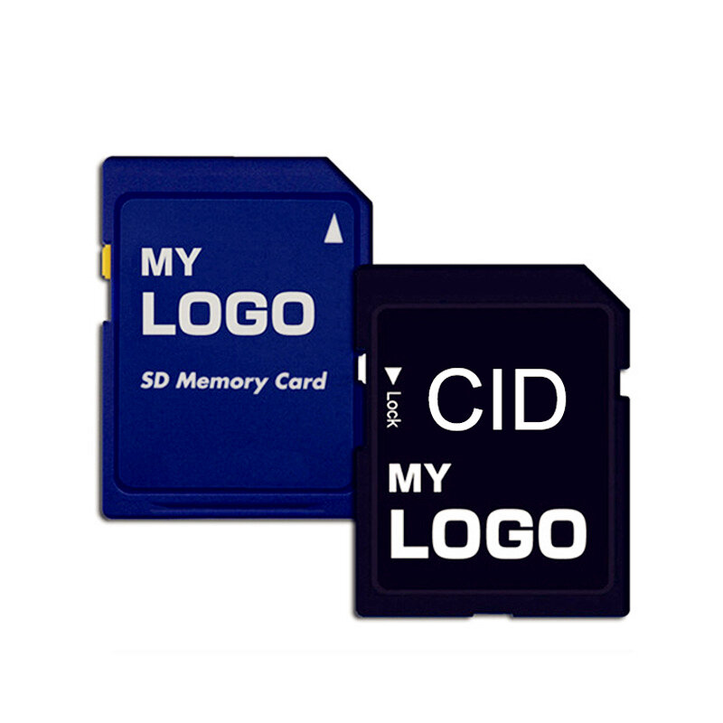 Tarjeta de memoria SD CID de alta velocidad para navegador de mapa CID, tarjeta de memoria de 64GB, 16GB, 32GB, 4GB, logotipo OEM, 50 piezas
