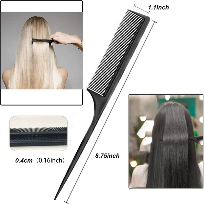 Combs for Hair Hairdresser Professional Accessories Antistatic Hairdressing Hair Comb Heat Resistant Pintail Comb Wig Accessory