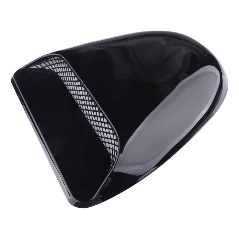 Glossy Black Plastic Universal Car Air Flow Intake Hood Scoop Vent Bonnet Decorative Cover