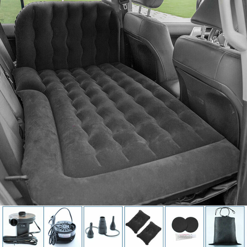 Надувной матрас для внедорожника/автомобиля, кровать для путешествий, надувная кровать для автомобиля и 2 подушки для кемпинга, строительный автомобиль, грузовик