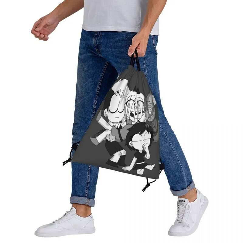 The Freaks zaini moda borse portatili con coulisse borsa sportiva con coulisse borsa sportiva borse per libri per la scuola di viaggio