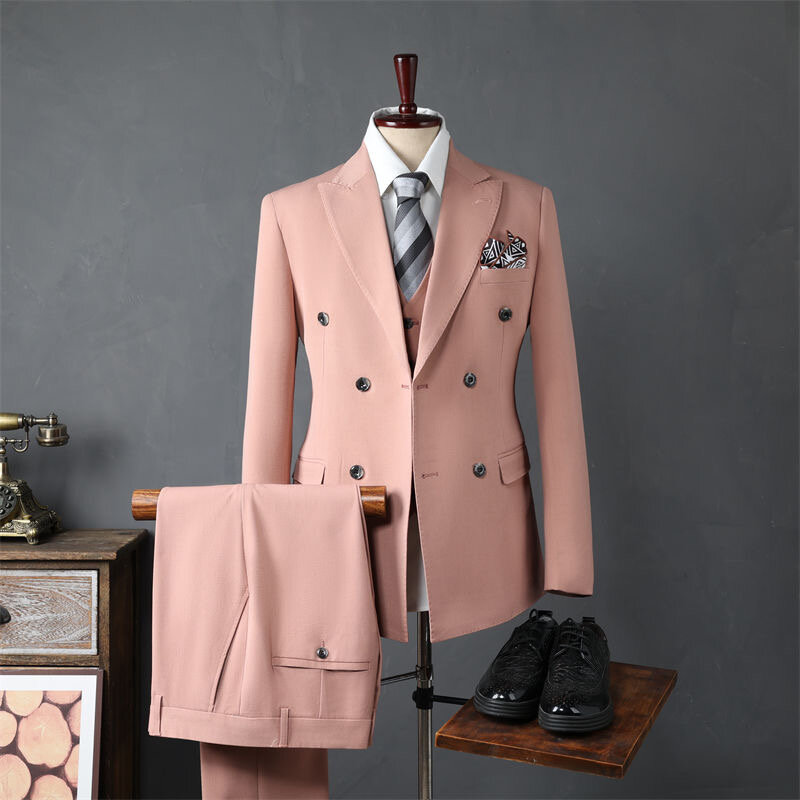 6 Men’s Slim Suits Groom’s Suits Fashionable Business Suits