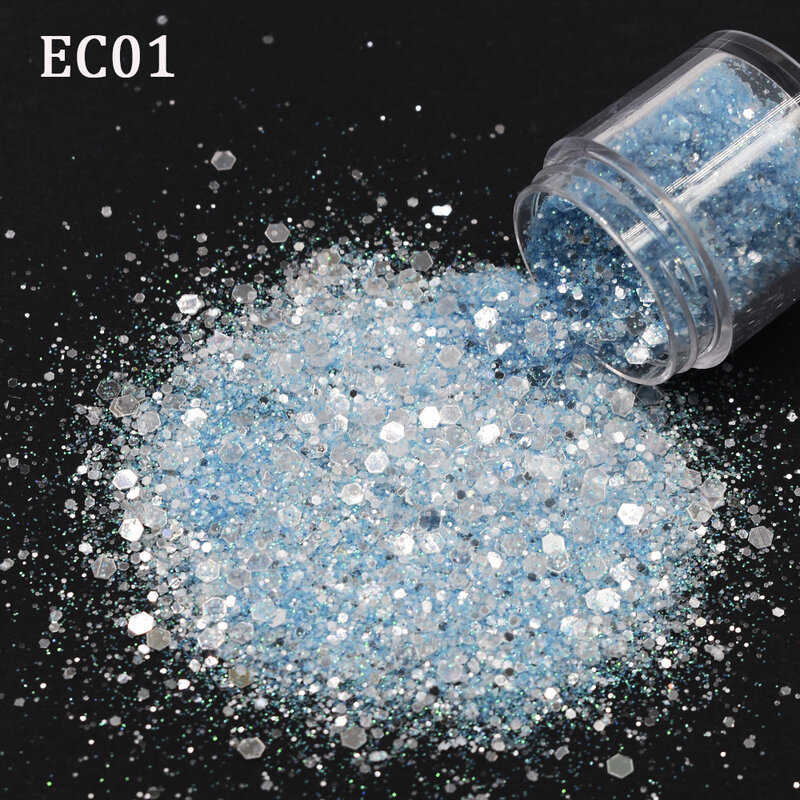 20 그램/가방 (High) 저 (Sparkle 두툼한 Mixes 반짝이 무지개 Opal Clear Glitter 네일 Art 장식 용품 액세서리