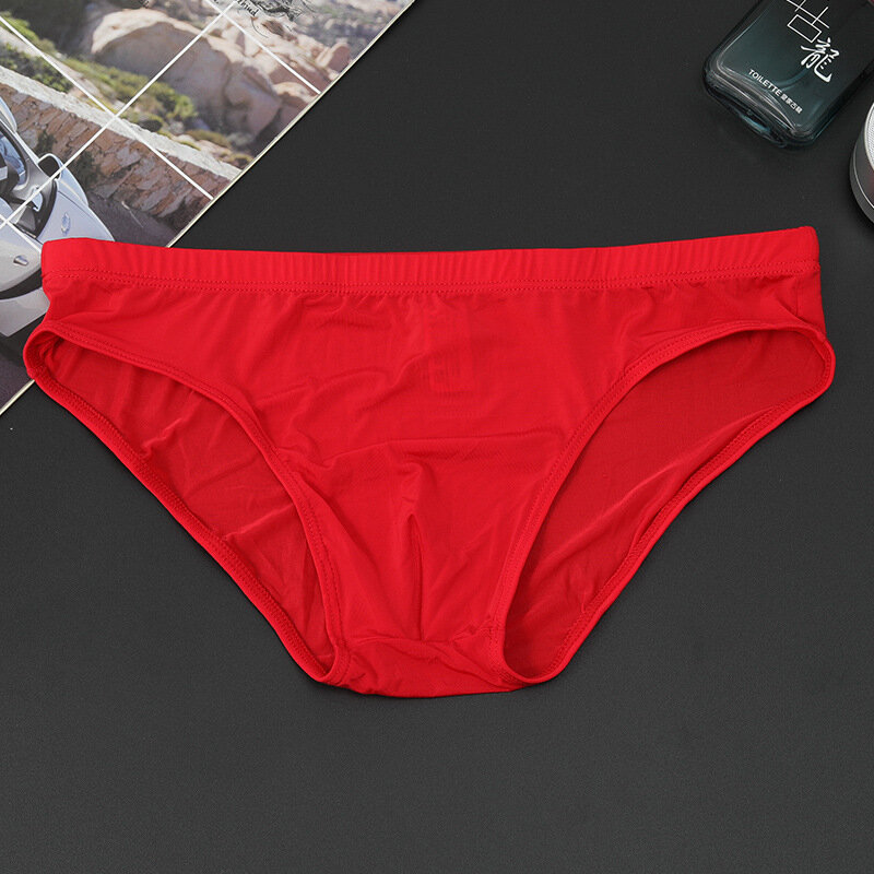 New Fashion Mens Sexy Briefs G-String M-XL Multicolor Panties See Through Stretchy Thong Trunks Underpants Bikini