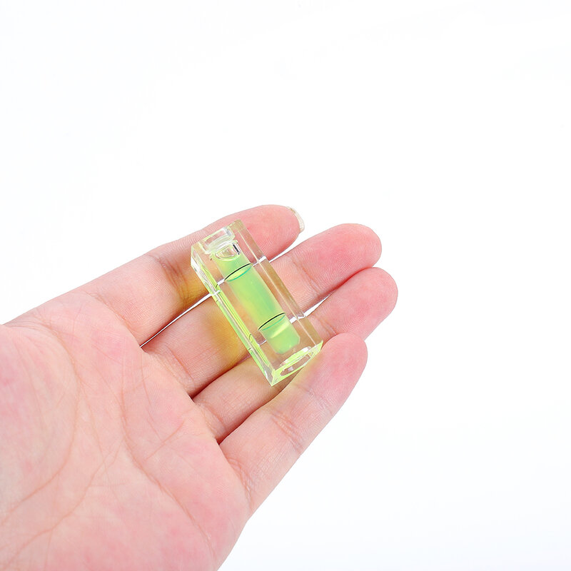 Mini compte-gouttes carré de mesure de niveau à bulle, petit compte-gouttes, outil de travail de calcul, 40x15x15mm, 5/10 pièces