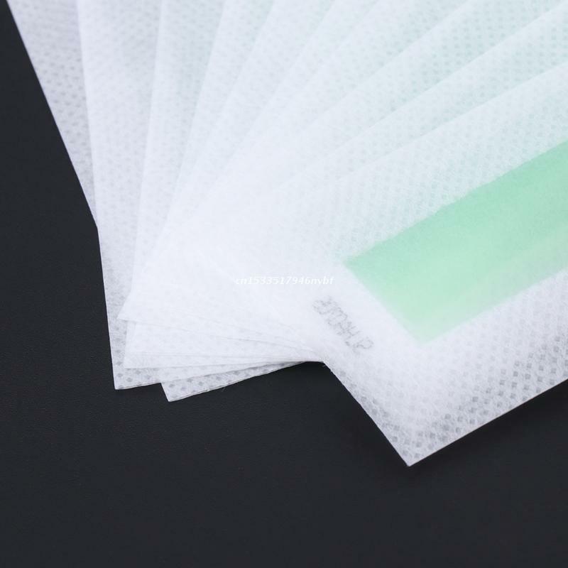 10x Ontharingsmiddel Epilator Koude Was Strips Papier Pad Voor Gezicht Niet-Geweven Dropship