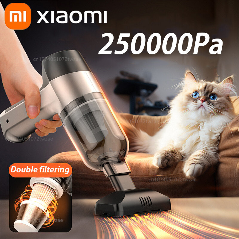 Xiaomi Car Vacuum Cleaner 4 in1 Wireless Vacuum Cleaner Duster Handheld Vacuum Pump For Home Cordless Strong Suction 100000rpm