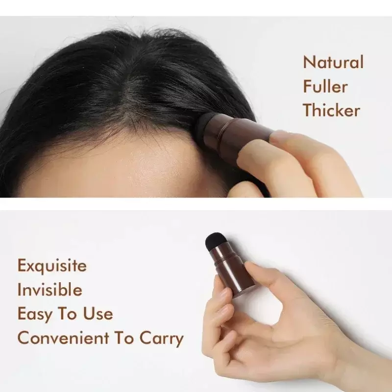 New Hair Line Shadow Stick Powder Waterproof Hair Edge Shadow Eyebrow Powder Coverage Unisex Instantly Hair Makeup Tool