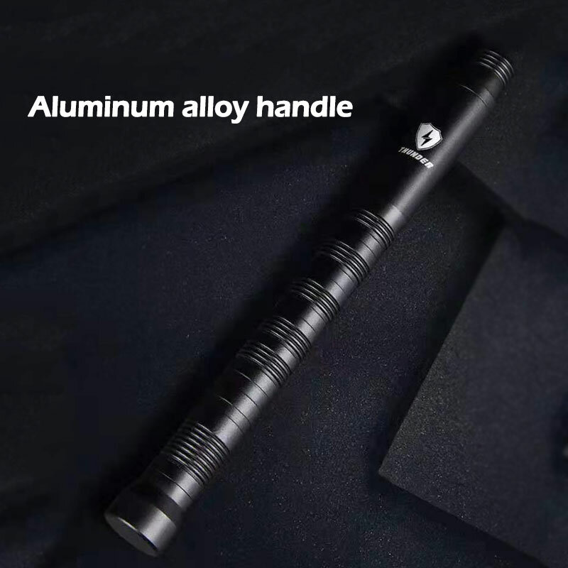 Fouet DulWire portable en alliage d'aluminium, outil d'autodéfense, poche de sécurité, poignée, extérieur, EDC, 40cm, nouveauté, 2024