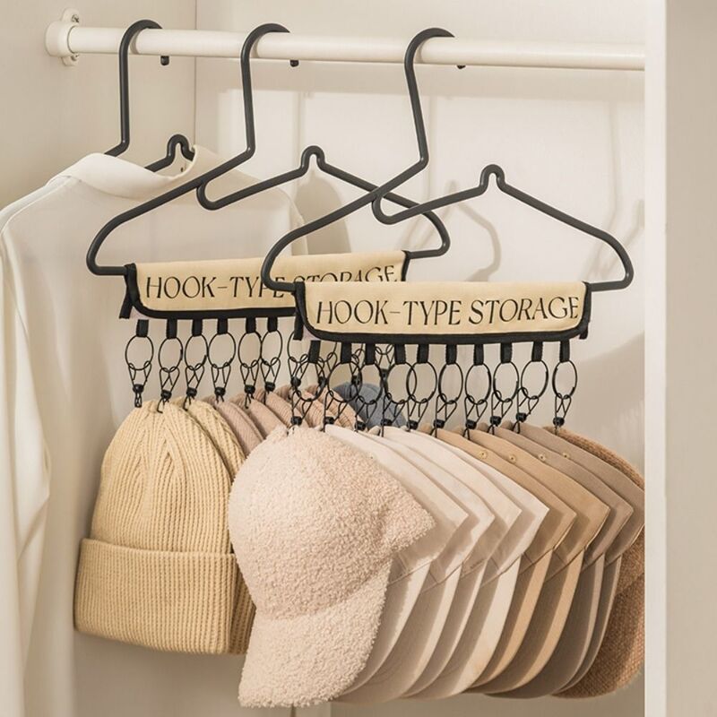 Storage Hook Hat Hanger Clip French No Nailing Required 10 Metal Clips Hat Organizers Baseball Cap Holder Closet Home
