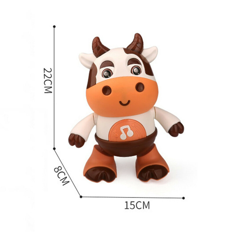 Baby Cow giocattoli musicali 2023 New Musical Duck/ Cow/ Deer Toy Baby prescolare Educational Learning Toy Music, Dancing Musical Toy