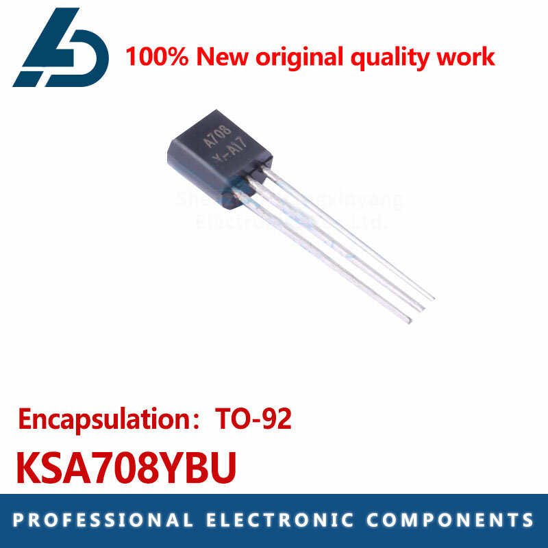 KSA708YBU paquete TO-92 P canal soporta voltaje: 60V corriente: 700mA transistor de silicona epitaxial