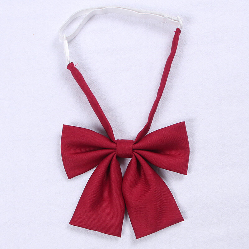 ญี่ปุ่น JK โบว์ Tie สำหรับสาวผีเสื้อ Cravat สีทึบโรงเรียนชุดกะลาสีชุดอุปกรณ์เสริมดอกไม้ Tie