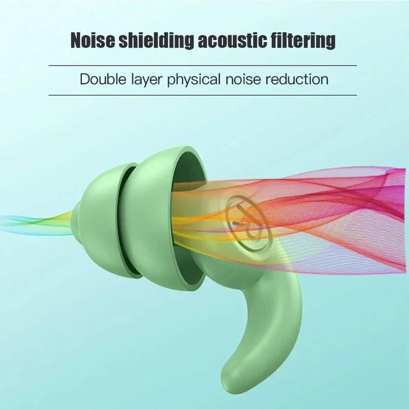 Anti-Noise-Silikon-Ohr stöpsel Wasserdichte Schwimm-Ohr stöpsel zum Schlafen Tauchen Surf Soft Comfort Natation Schwimm-Gehörschutz
