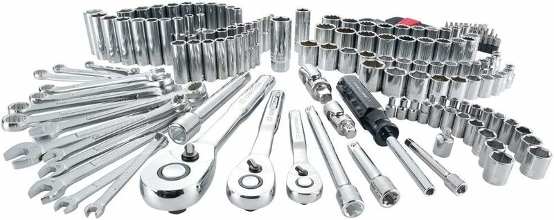 Craft Fttsman Conjunto de ferramentas mecânicas, SAE, métrico, 189 peças, CMMT12034
