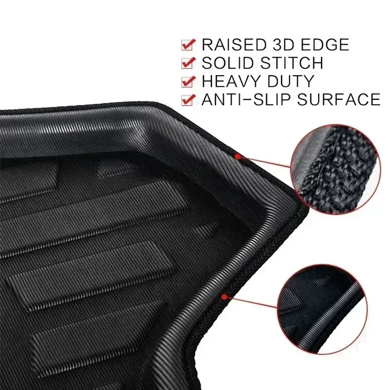 Car Auto Rear Boot Cargo Liner Tray Trunk Mat Carpet for BYD Seagull 2023 2024 Cushion Pad Carpet Pad Anti-dirty Anti-water