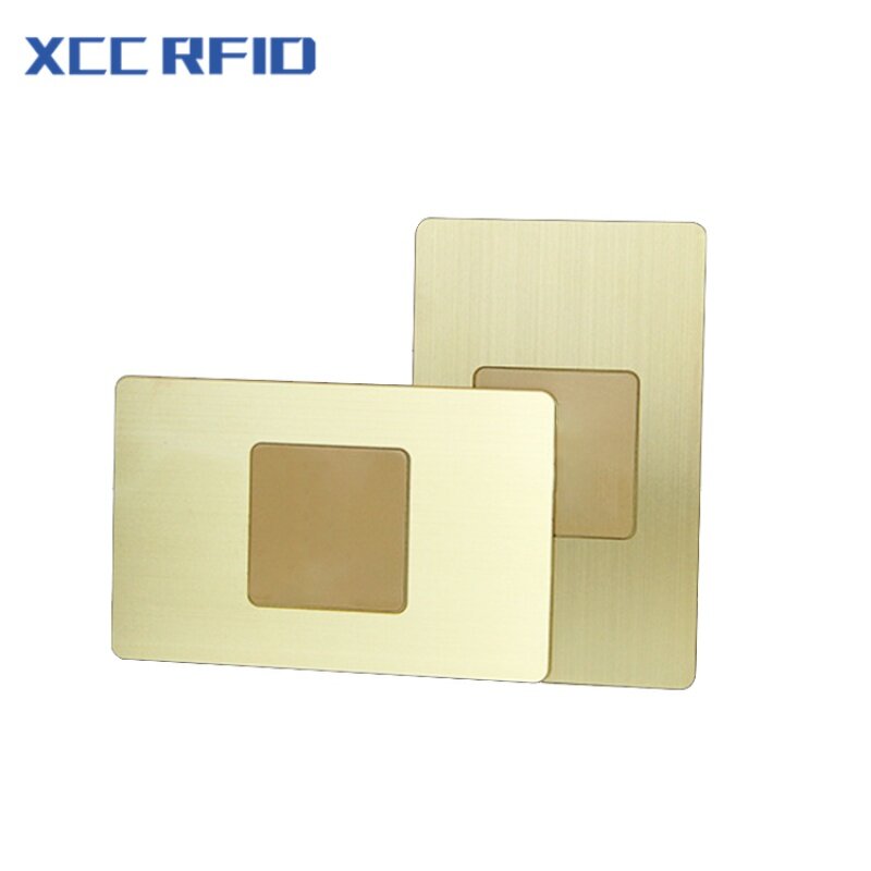 custom Factory price  sublimation metal business card blank with nfc