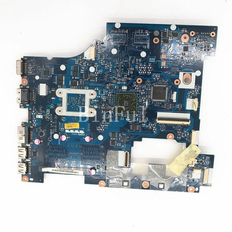 Pawgd LA-6757P frete grátis de alta qualidade mainboard para lenovo g575 portátil placa-mãe ddr3 100% completo testado funcionando bem