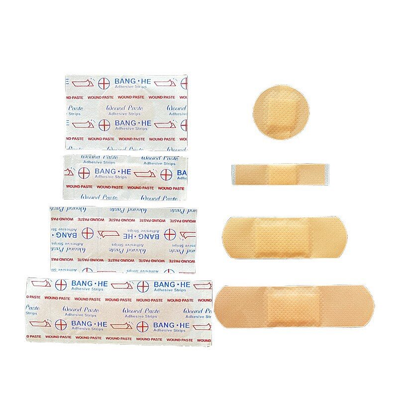 100Pcs/box Waterproof First Aid Woundplast Breathable Medical Adhesive BandageStickers for Children Kids
