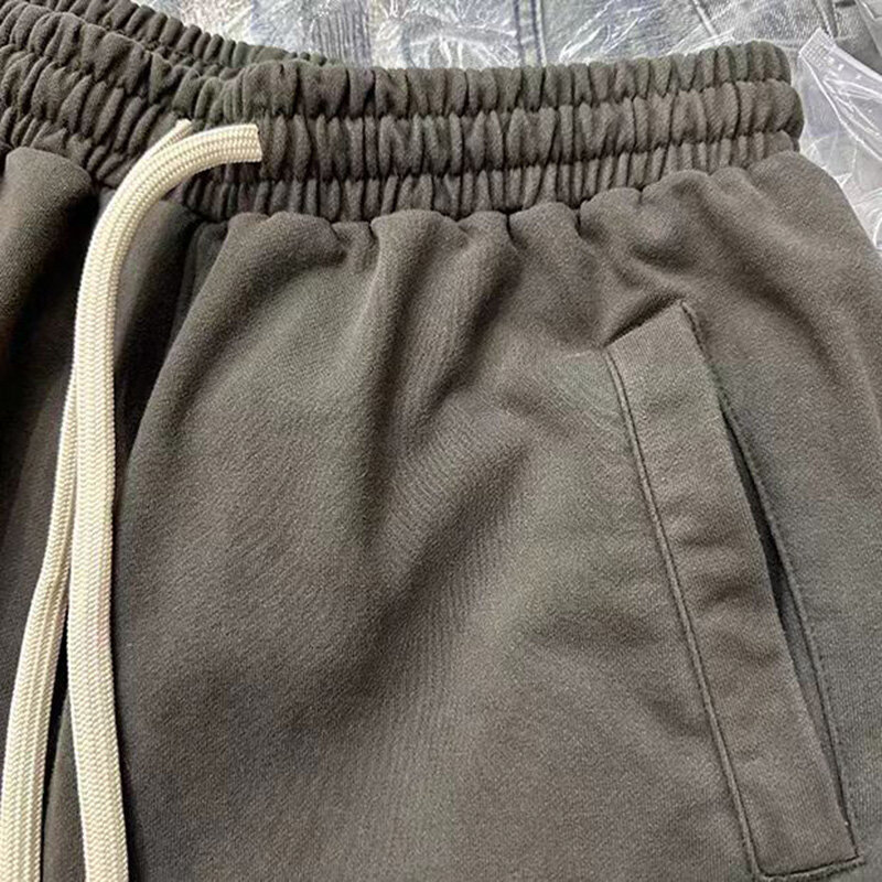 Nieuwe Topkwaliteit Losse Casual Grey Shorts Zomer Heren Dames Eenvoudige Splice Joggingbroek Met Trekkoord