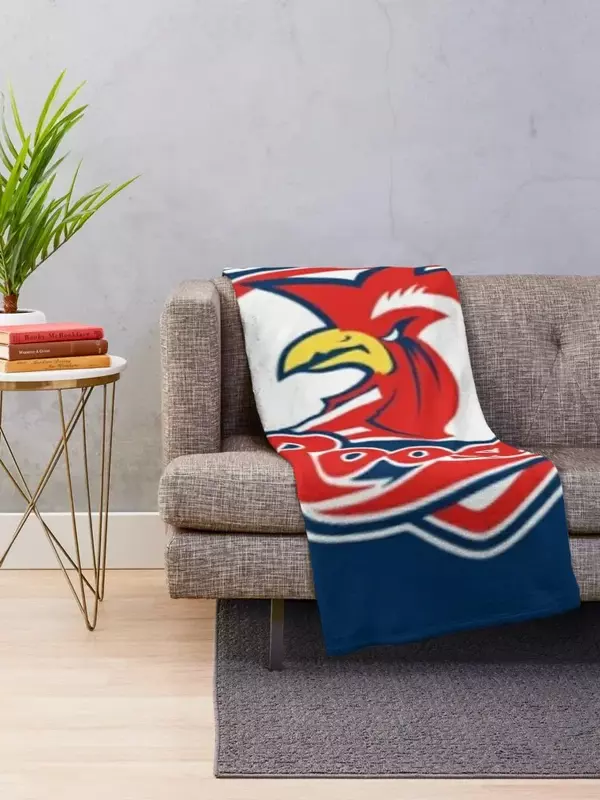 Sydney Roosters Throw Blanket Summer Beddings bed plaid Decorative Throw Blankets
