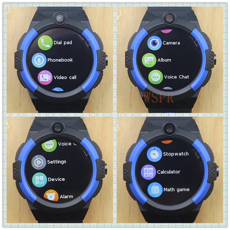 4G Kids Smartwatch Ronde 1.28 "Waterdichte Gps Wifi Lbs Remote Tracking Sos Video Call Sim Telefoon Horloges Voor 3 ~ 12 Jongens Meisjes LT32