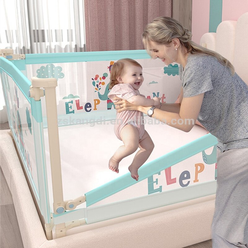 Pelindung rel tempat tidur balita Universal bayi & rel tempat tidur anak-anak untuk kotak Musim Semi & bilah rel tempat tidur anak-anak untuk balita untuk tempat tidur