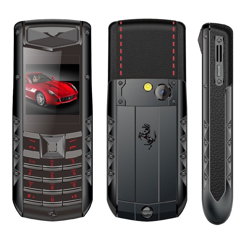高齢者向けの2つのSIMポートを備えた携帯電話,高品質の隠しロックを備えた耐久性のある金属製携帯電話ケース,ブラックリストバンド,Bluetoothダイヤル