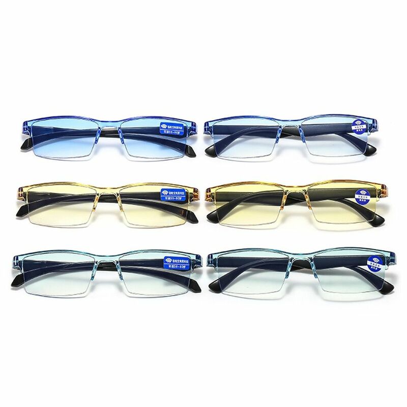 Очки для чтения с защитой от синего излучения, умные очки для чтения с автоматическим увеличением, мощные Полуободковые компьютерные очки с автофокусом и Ближним излучением