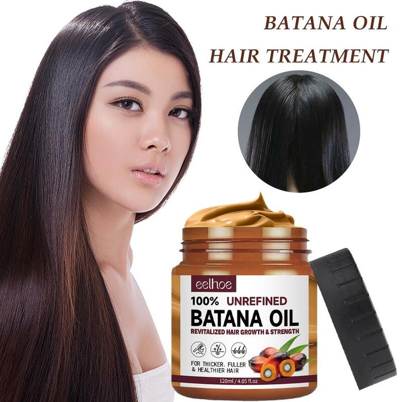 Aceite de Batana para un crecimiento del cabello más saludable, acondicionador más grueso y completo, reparación hidratante, tratamiento para el cuidado del cabello seco, 1-5 piezas, 120ml
