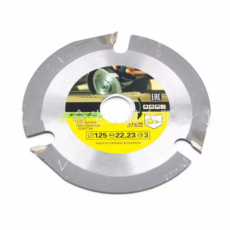 115/125mm 3T Wood Carving Disc for Angle Grinder - Circular Saw Blade for Cutting, Sculpting & Shaping