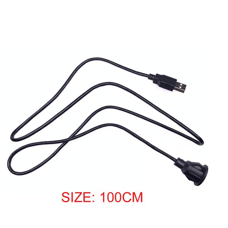 KAIER 차량용 USB 전송 케이블, 듀얼 소켓 USB 어댑터, 자동차 액세서리, USB 연장 케이블, 자동차 DVR GPS 디지털 코드, 1 미터