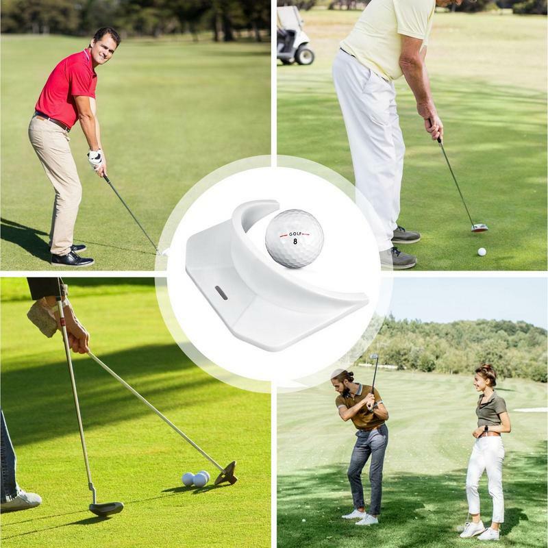 Aides à l'entraînement des trous de golf, aides portables pour améliorer la précision du putter, gobelet de régulation pour la cour