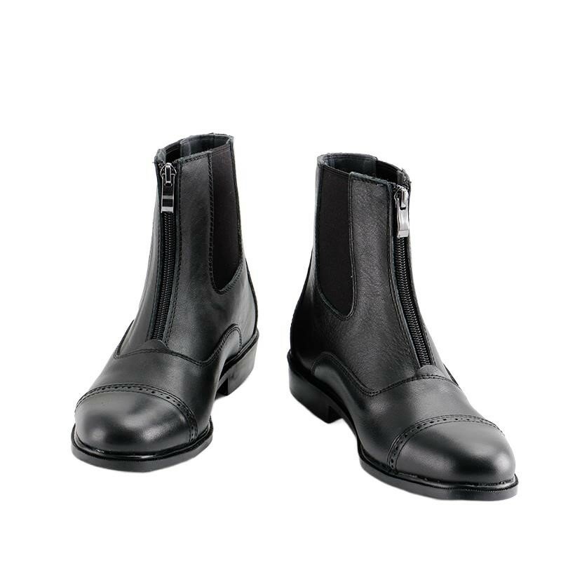 конный спорт Adult Children's Cowhide Equestrian Riding Boots Breathable And Non Slip Knight Single Shoe Durable Riding Boots