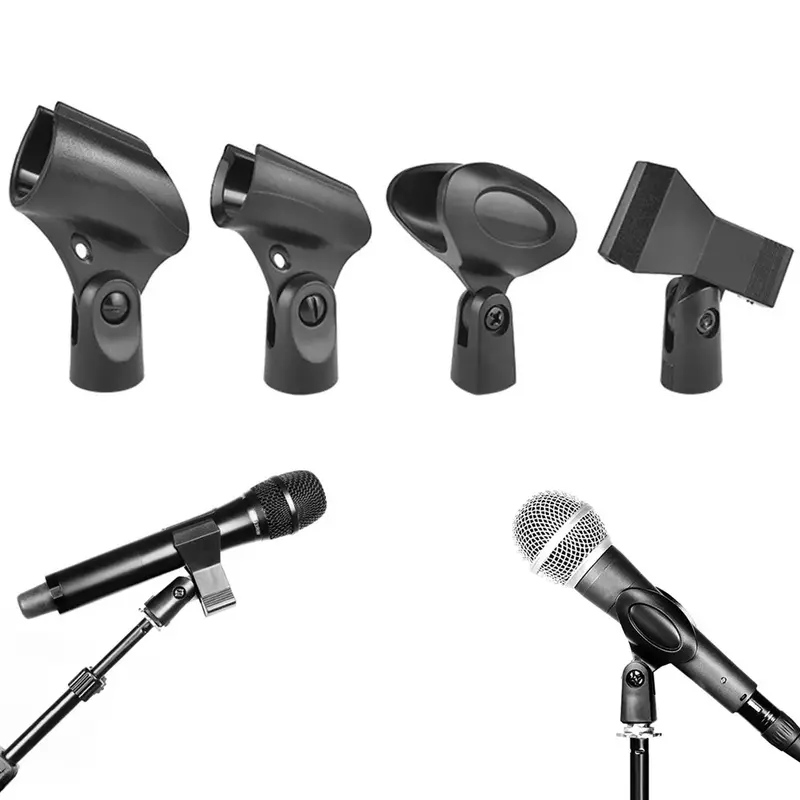 Universele Microfoon Mic Klem Clip Duurzame Mic Mount Houder Voor Vergadering Lezingen Audio Microfoon Stand Accessoires