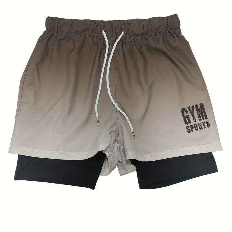 New Summer Casual Men's Shorts Outdoor Beach Running Pants Loose Sportswear Tie-dye Design Quick-drying Fitness Men's Pants