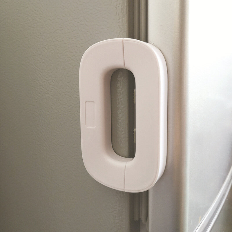 Kunci kulkas rumah untuk anak-anak perlindungan keamanan bayi anticubit tangan kunci keselamatan anak lemari es pintu gesper khusus