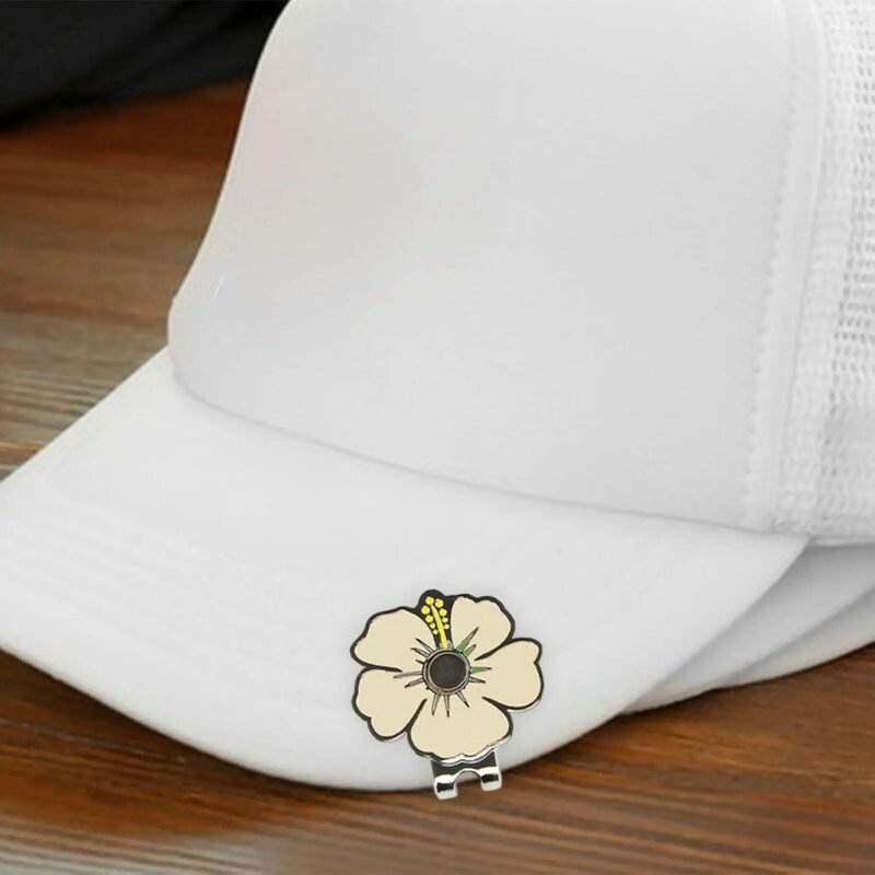 Blume Golfball Marker Golf Trainings hilfe Geschenk für Männer Frauen Golfer